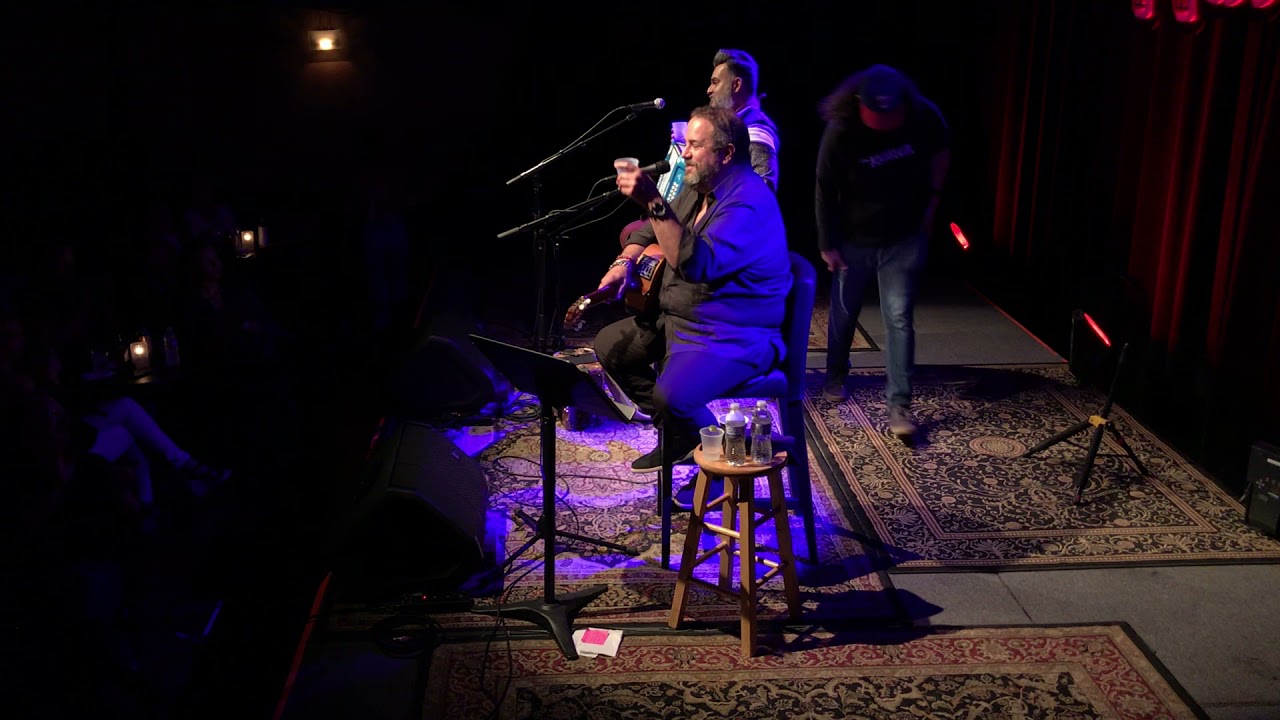 Raul Malo with Michael Guerra last night at the Kessler Theater
