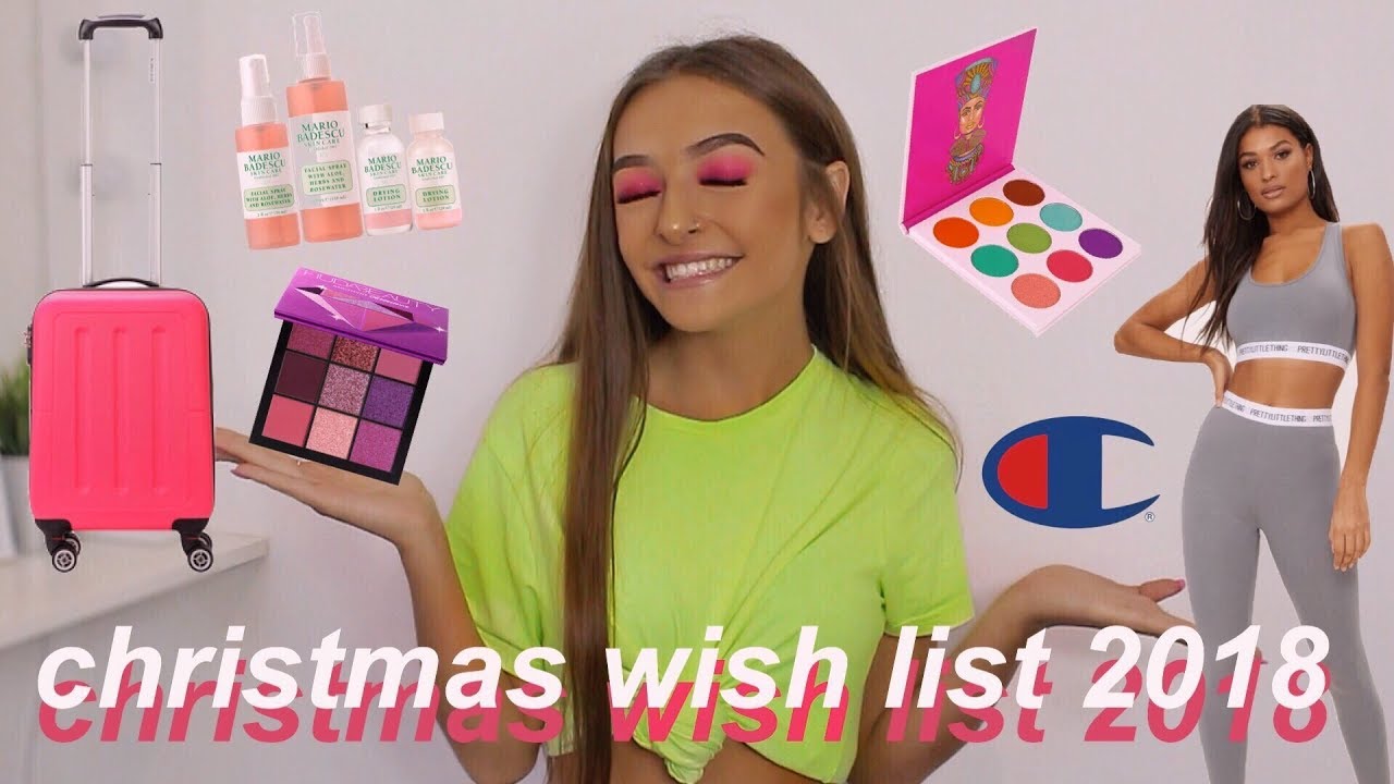 christmas wishlist 2018 | Amy Menzies