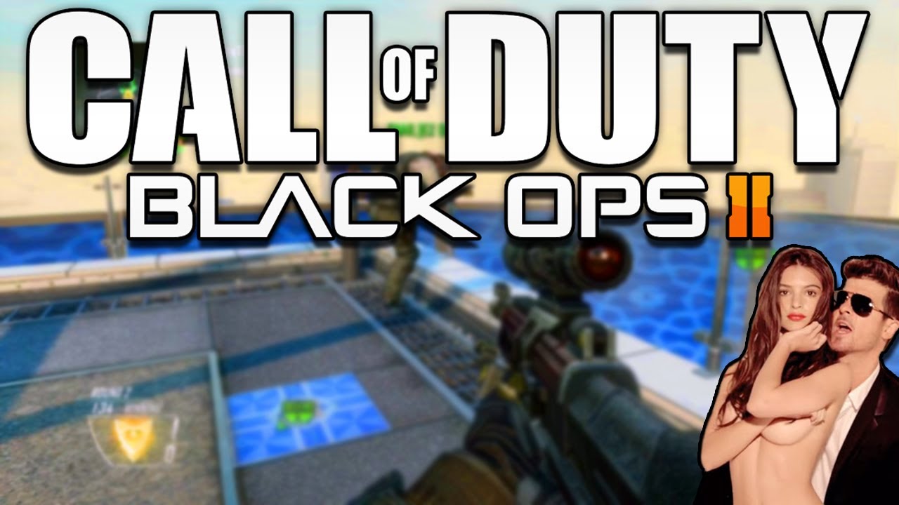 Black Ops 2 - What's This Noise: Blurred Lines! (Blops 2 Funny Moments)