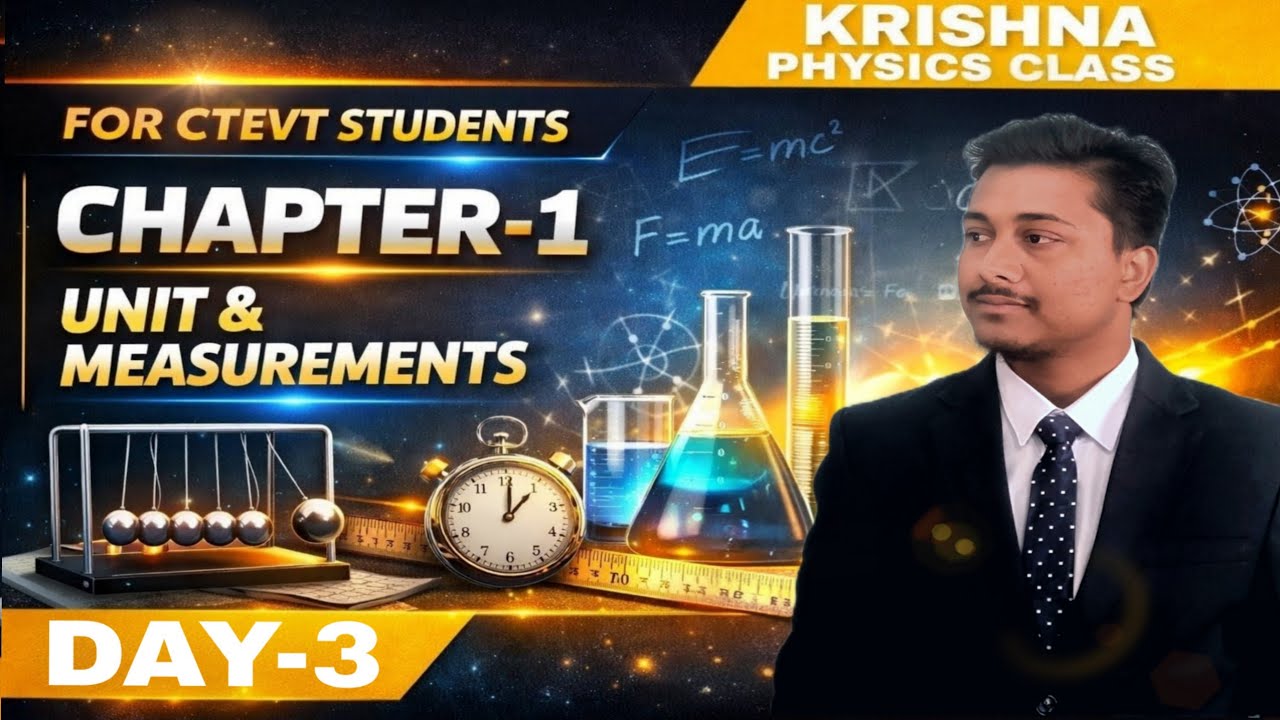 Unit and measurements lec-03||CTEVT PHYSICS||MECHANICS||PHYSICS 