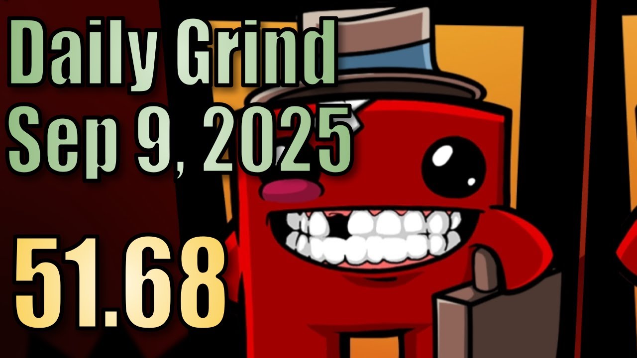 [WR] Awesome Skips - Super Meat Boy Forever Daily Grind Aug 9, 2025 (51.68)