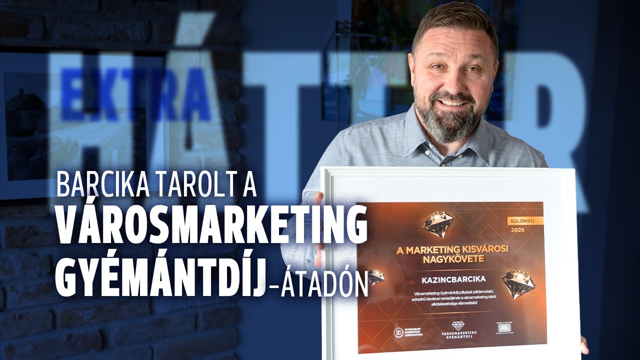 17 gyémántdíjat nyert Kazincbarcika a Városmarketing Gyémántdíj-átadón