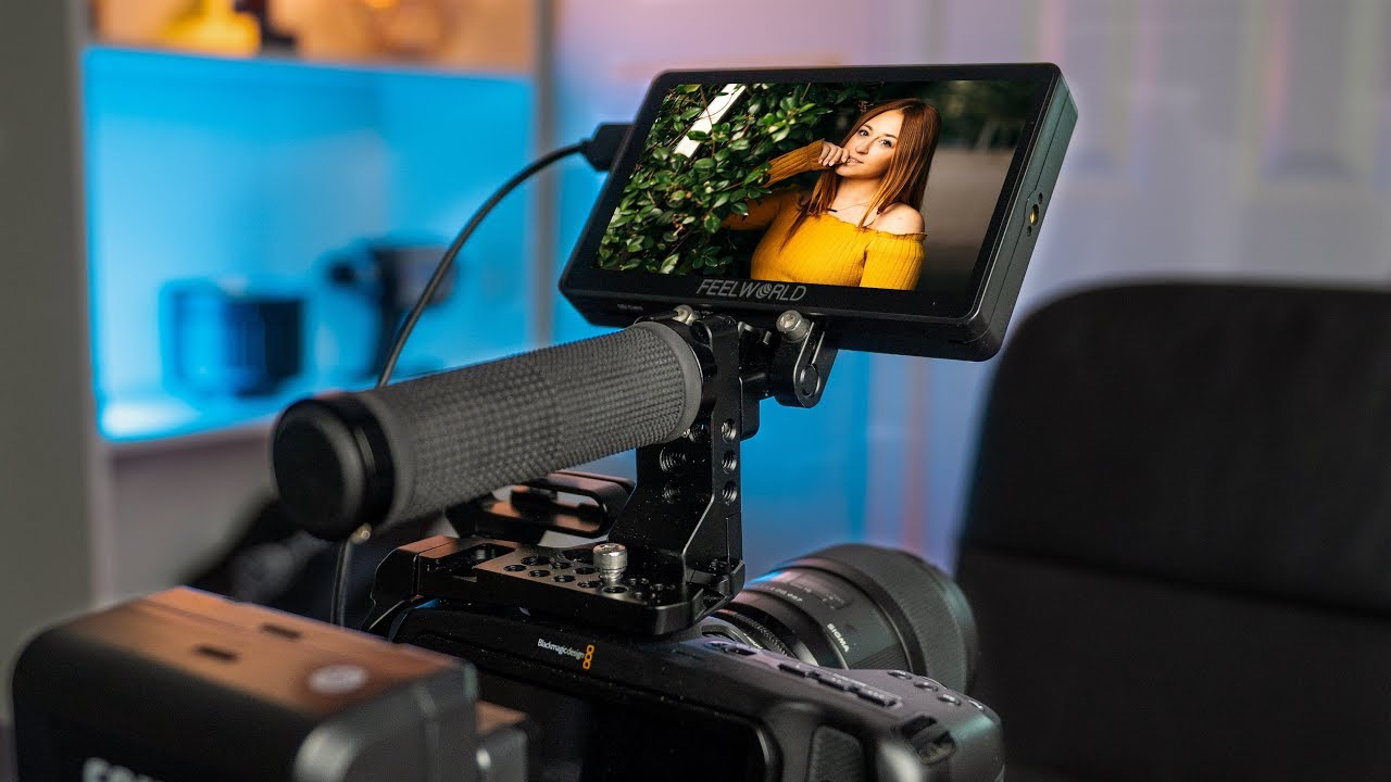 Amazing Touchscreen Monitor | Perfect for the BMPCC 4k or BMPCC 6K | Feelworld F6 Plus
