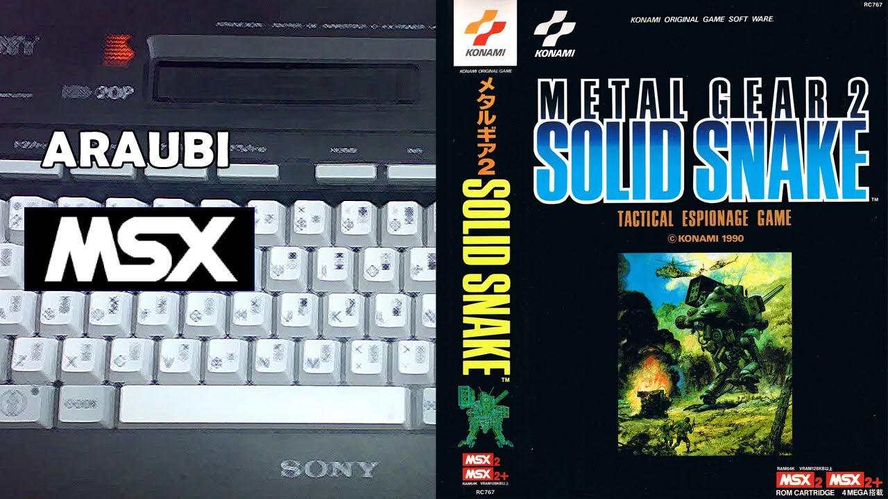 Metal Gear 2 (Konami, 1990) MSX2 [800] Walkthrough
