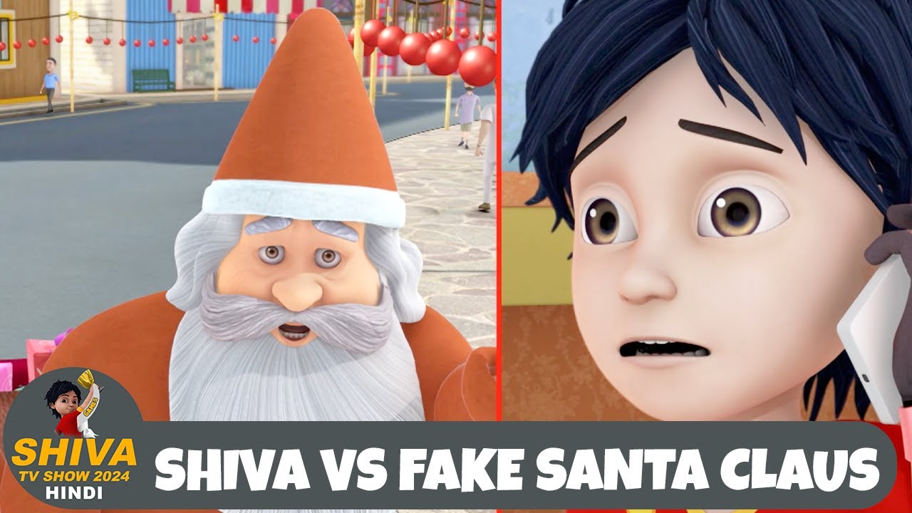 Shiva Vs Fake Santa Claus | शिवा | Special Episode | Super Action Cartoon | Shiva TV Show Hindi