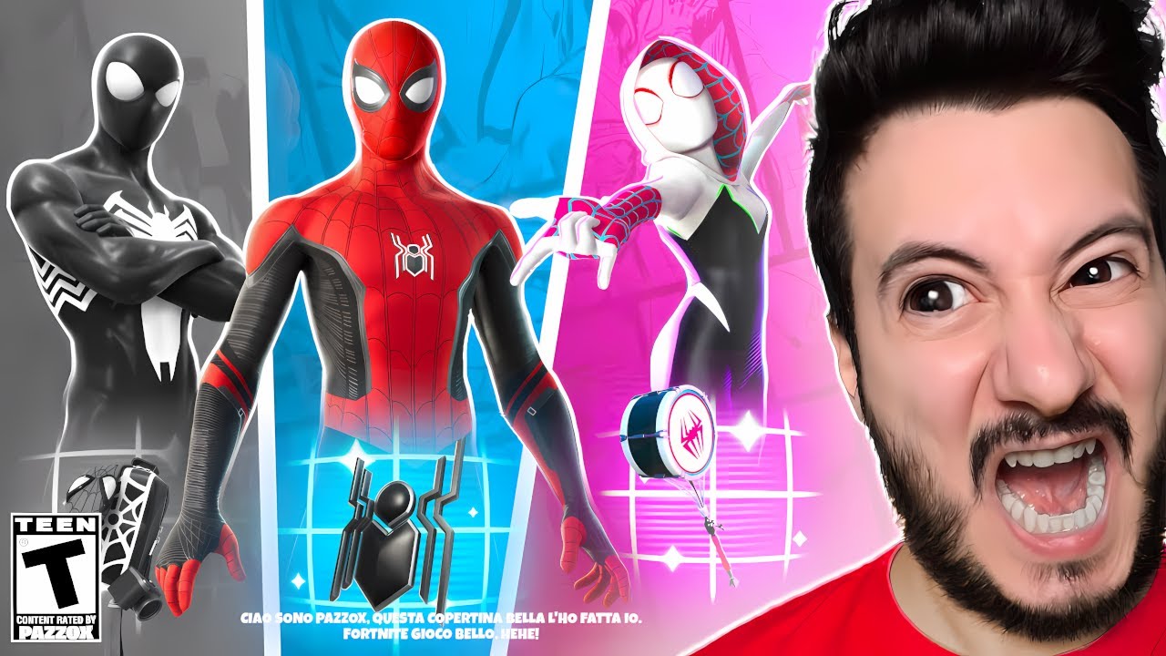 GIOCO la SPIDER-MAN RANDOM CHALLENGE su FORTNITE 🔥