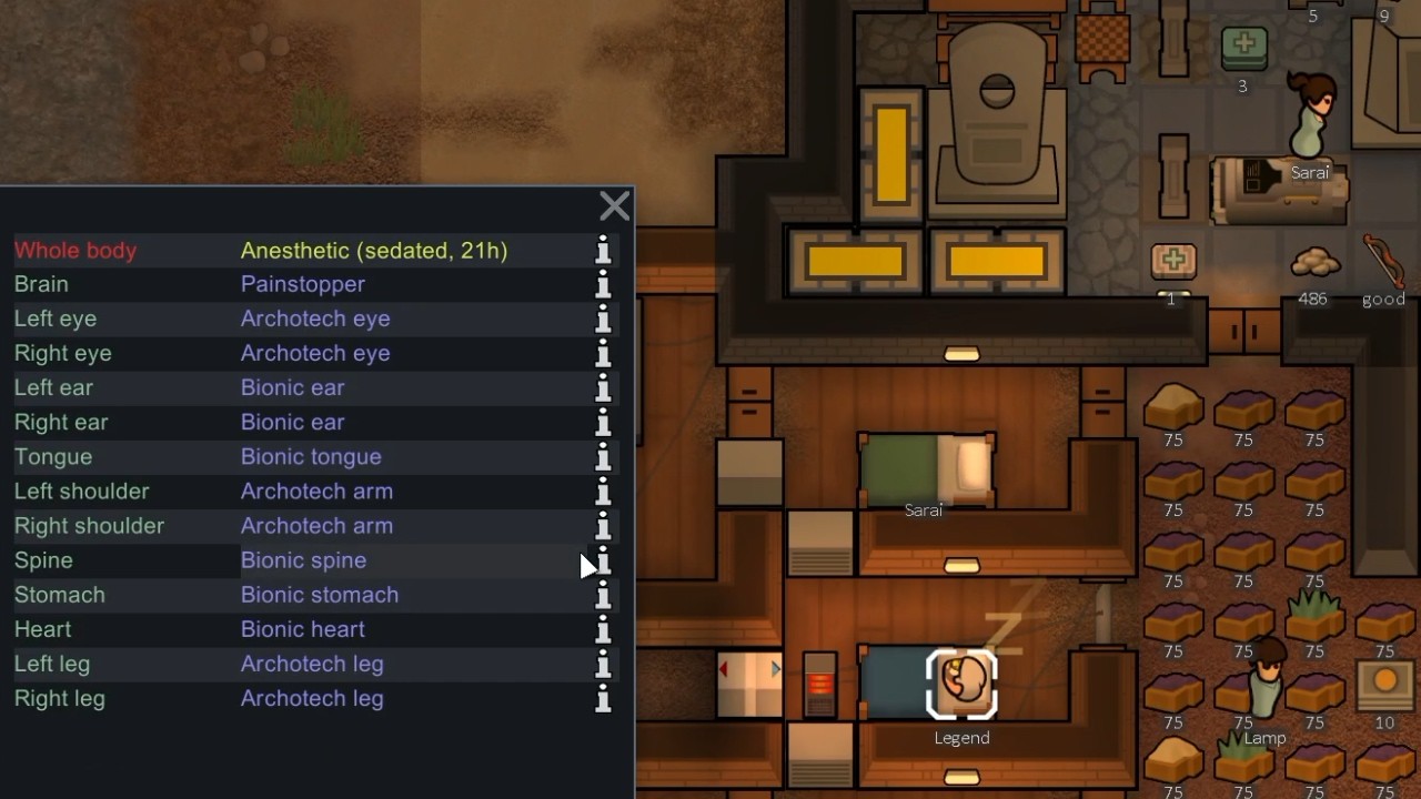 [WR] Max Cyborg Speedrun in 1:28:52.230 - Rimworld