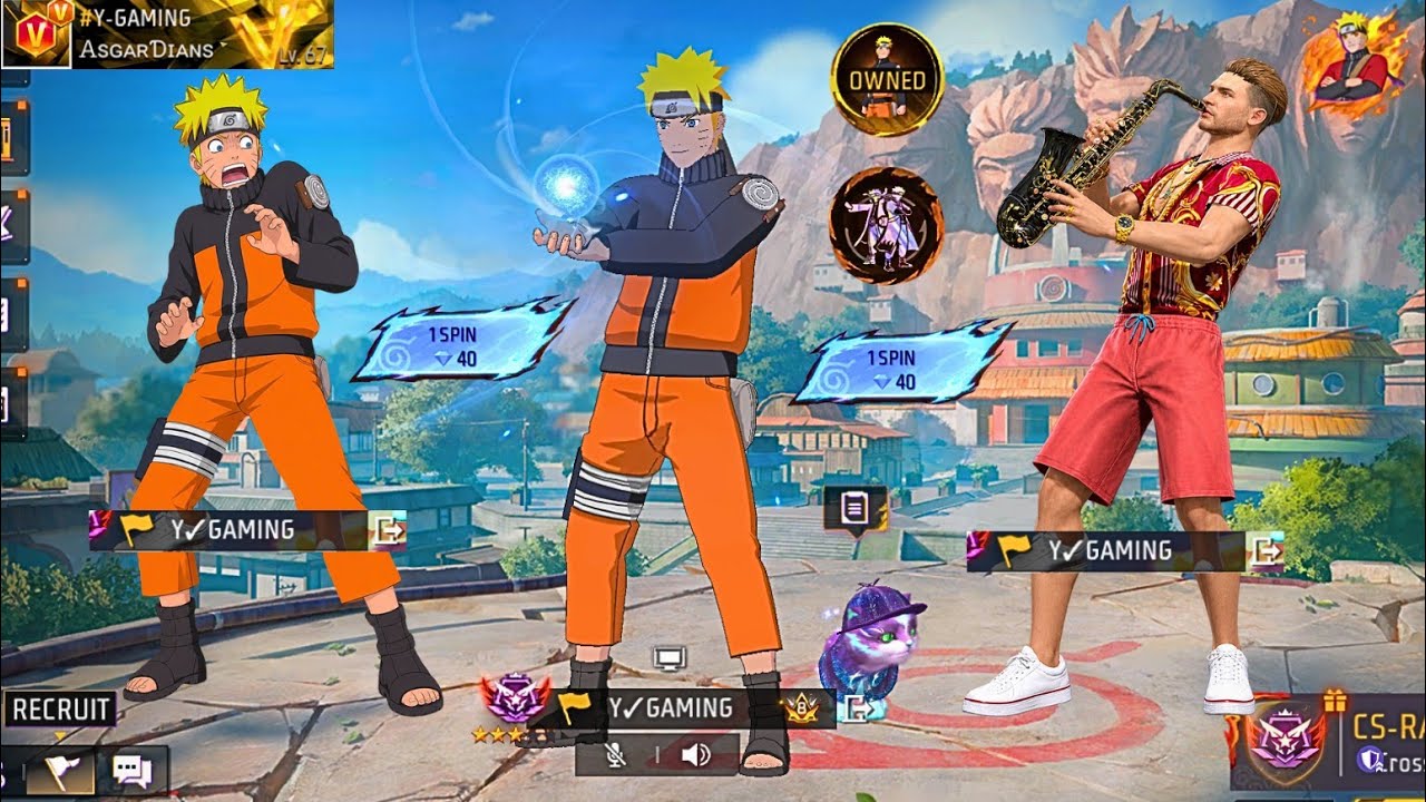 New Update Of Free Fire 😱 Naruto Bundle लेकिन ये Kya हुआ 😂 Garena Free Fire Max 🔥 Y GAMING