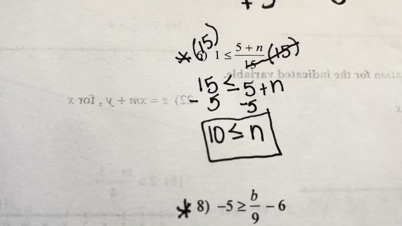 Two step inequalities