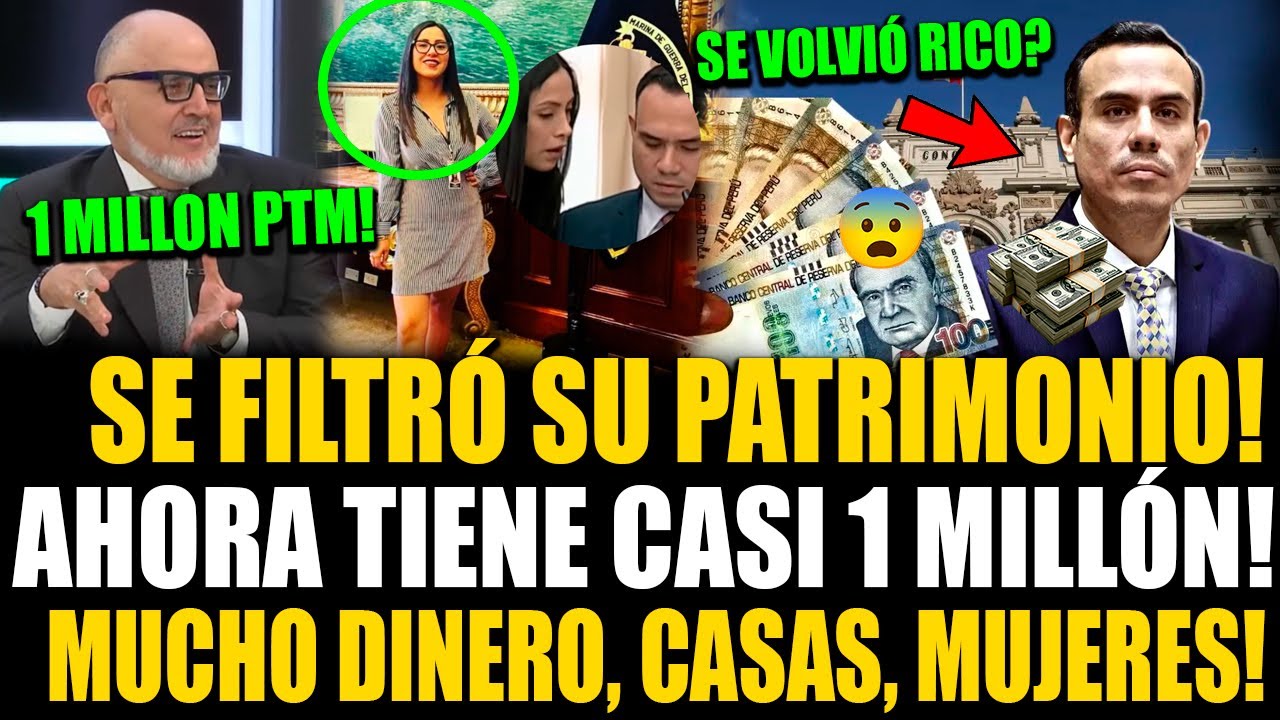 SE FILTRÓ! Se revela el patrimonio de José Jerí y como ahora tiene casi 1 millón de soles