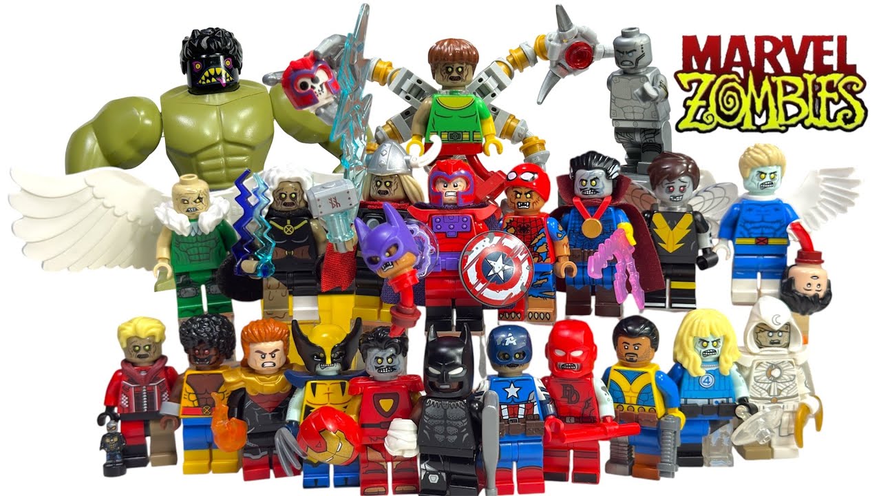 LEGO Marvel Zombies (COMICS) All Main Characters & How To Build Them!  HALLOWEEN SPECIAL