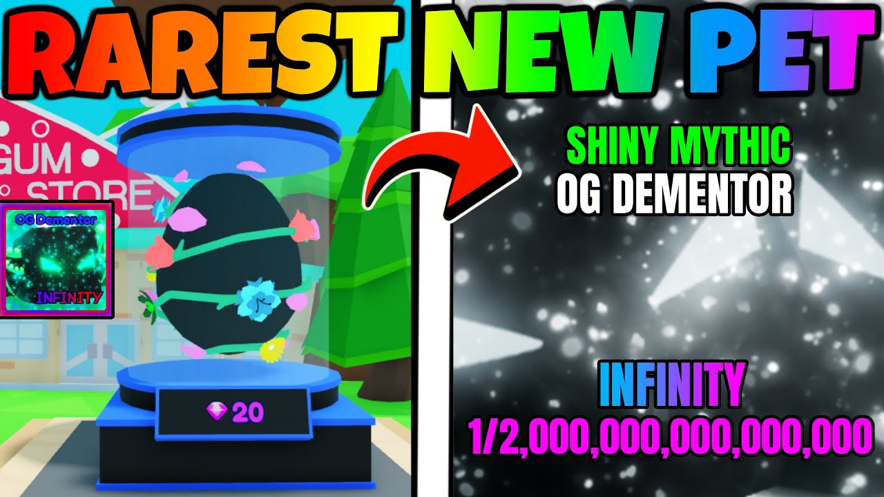 Я получил СУПЕР РЕДКОГО НОВОГО ПИТОМЦА БЕСКОНЕЧНОСТИ в ОБНОВЛЕНИИ INFINITY для Bubble Gum Simulator!