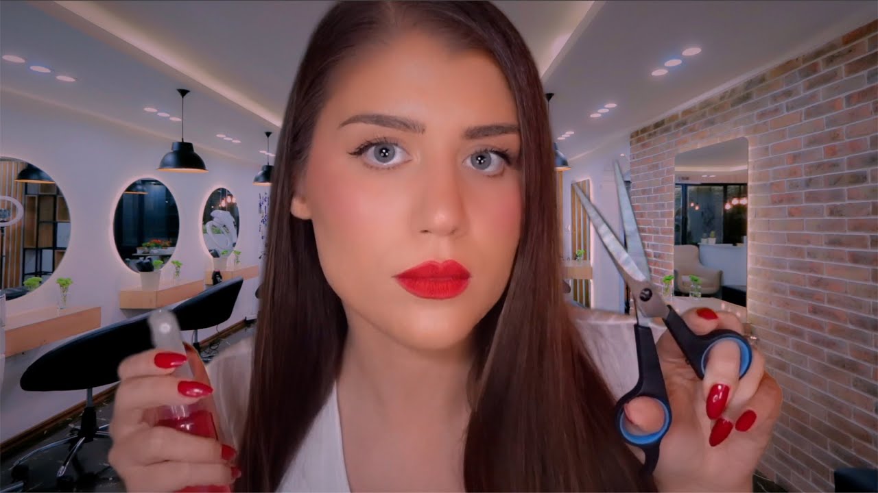 ASMR | Haircut at the Italian Salon 🇮🇹 (Italian Accent, Layered Sounds)