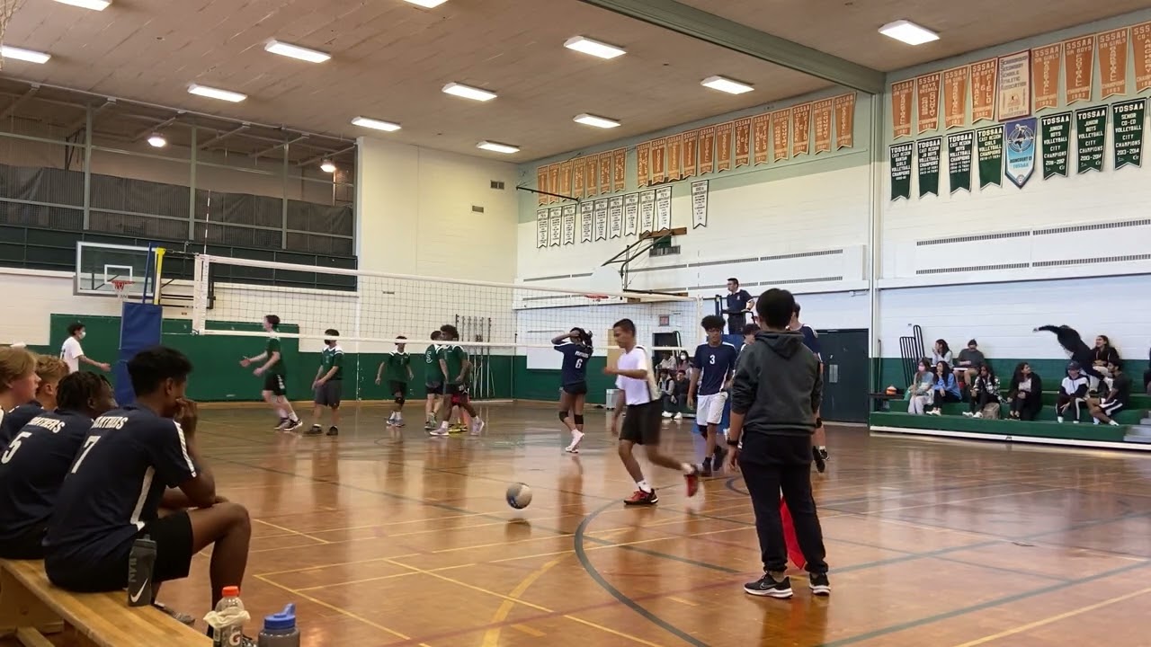 Birchmount Park CI Sr. Boys volleyball Vs. Agincourt