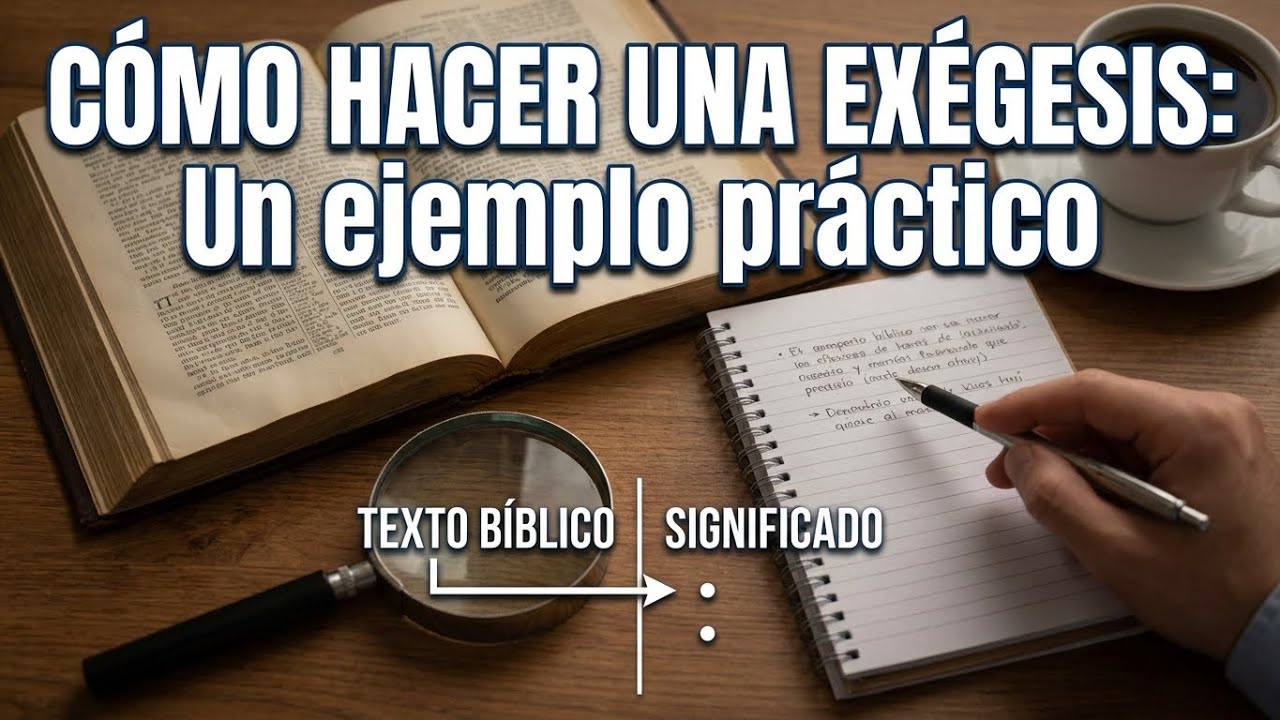 ¿Como hacer una EXÉGESIS Un ejemplo práctico