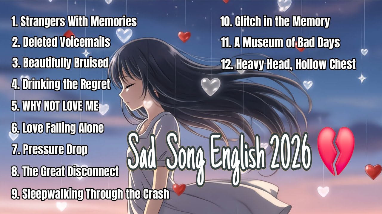 Music Broken Heart Albums 💔 Sad Song English Non-stop 2026 (OFFICIAL Music)