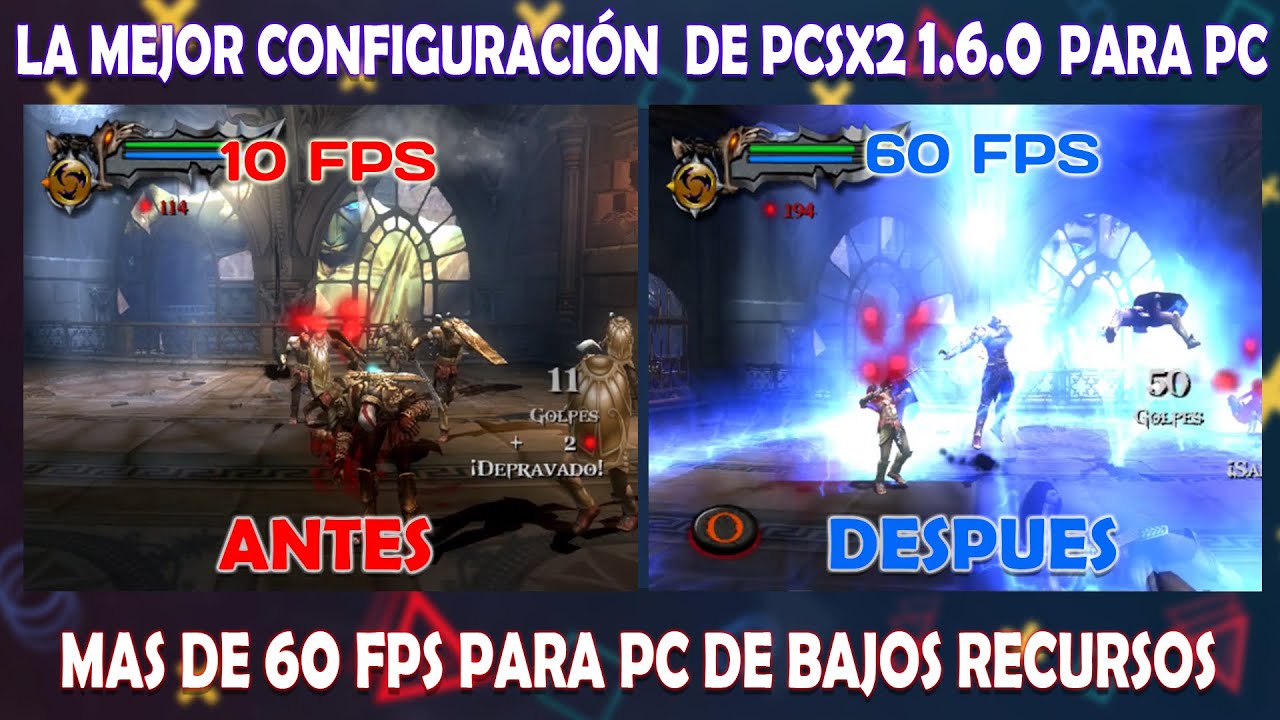 La Mejor Configuración De PCSX2 Para PC Sin Lag Mas de 60FPS Para PC de Bajos Recusos
