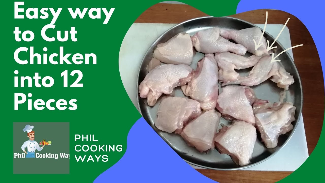 How to cut Chicken into 12 Pieces