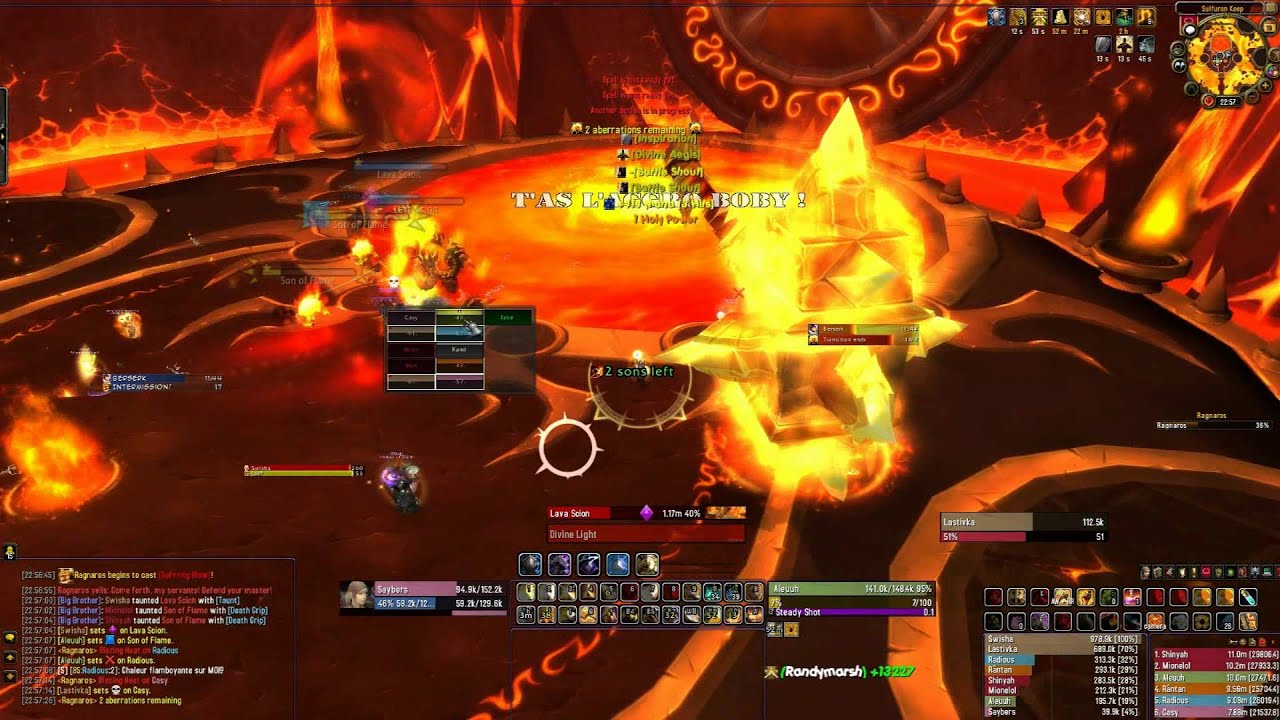 Silent VS Ragnaros 10 HM Fk FR Holy Paladin POV