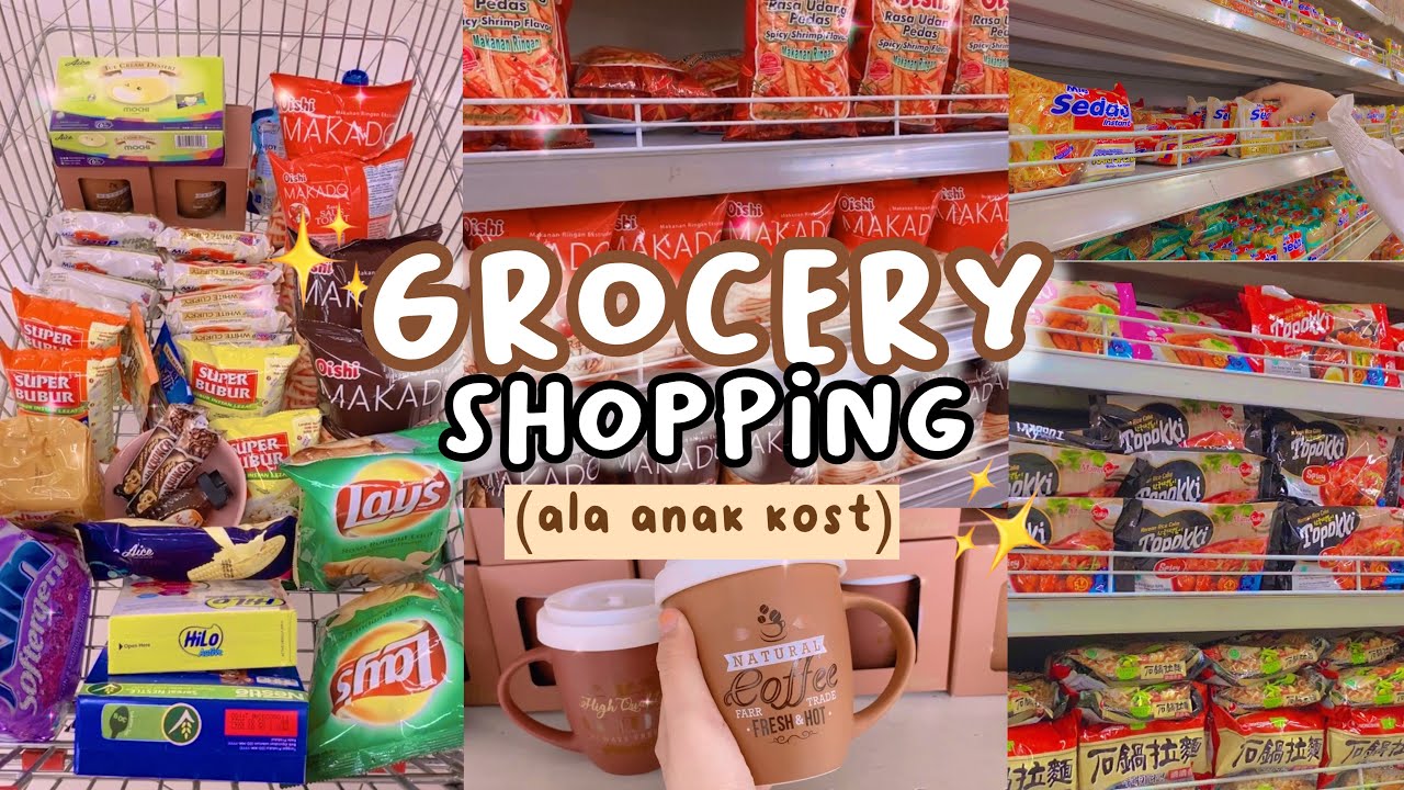 grocery shopping edition🛍 : belanja bulanan anak kostan di Bandung💸✨ indonesia🇮🇩 | allabouttiw