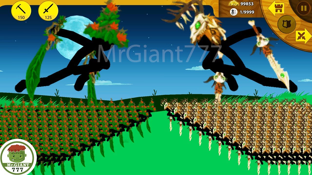 EPIC NINJA SWORDS LEAF VS EPIC NINJA SWORDS SAVAGE, FINAL BOSS | Stick War Legacy Mod | MrGiant777