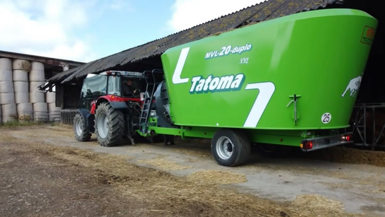 🚜 Démonstration bol pailleur 20m3 [TATOMA] ~ [MASSEY-FERGUSON]
