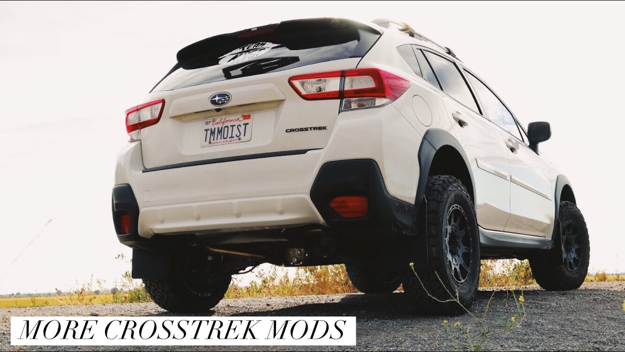2018 Lifted Subaru Crosstrek Overview and Mudflap Install