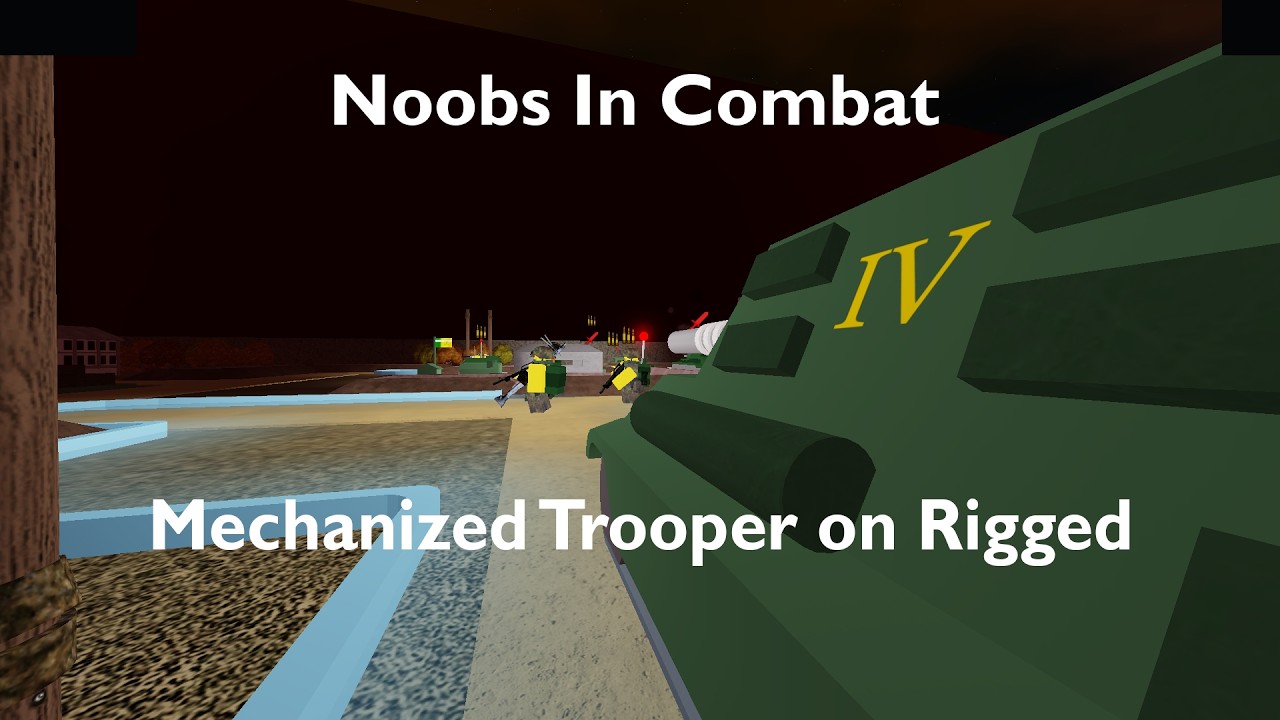 How to beat Mechanized Trooper solo on Rigged (Noobs In Combat, Roblox)