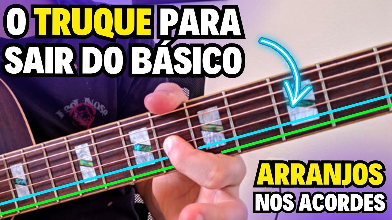 Como fazer SOLOS ENTRE OS ACORDES - Truque Mágico em DÓ - Aula De Violão