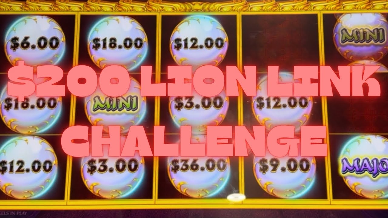 $200 Lion Link Challenge 🦁 | Double or Bust