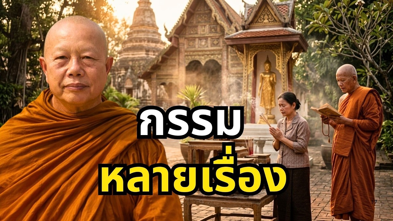 กรรม  หลายเรื่อง.. ธรรมะคลายทุกข์ พระมหาบุญช่วย ปัญญาวชิโร