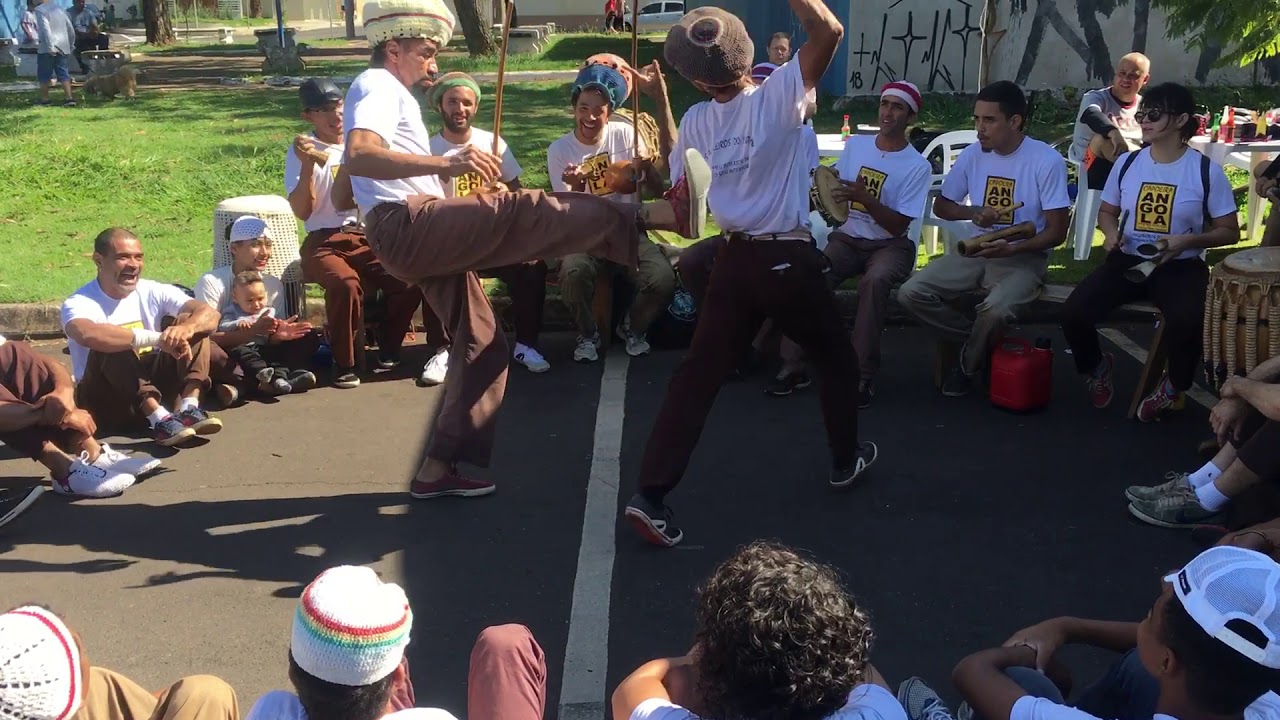 Contra Mestre Xandão e Aluno Zangado escola de capoeira angoleiros do interior