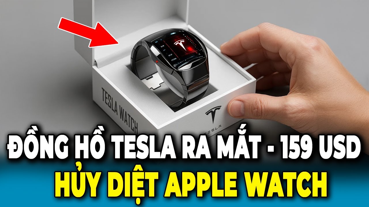 Đồng Hồ Thông Minh Tesla Giá 159 Đô Đã Ra Mắt! Tính Năng Gây Sốc Hủy Diệt Apple Watch 11?
