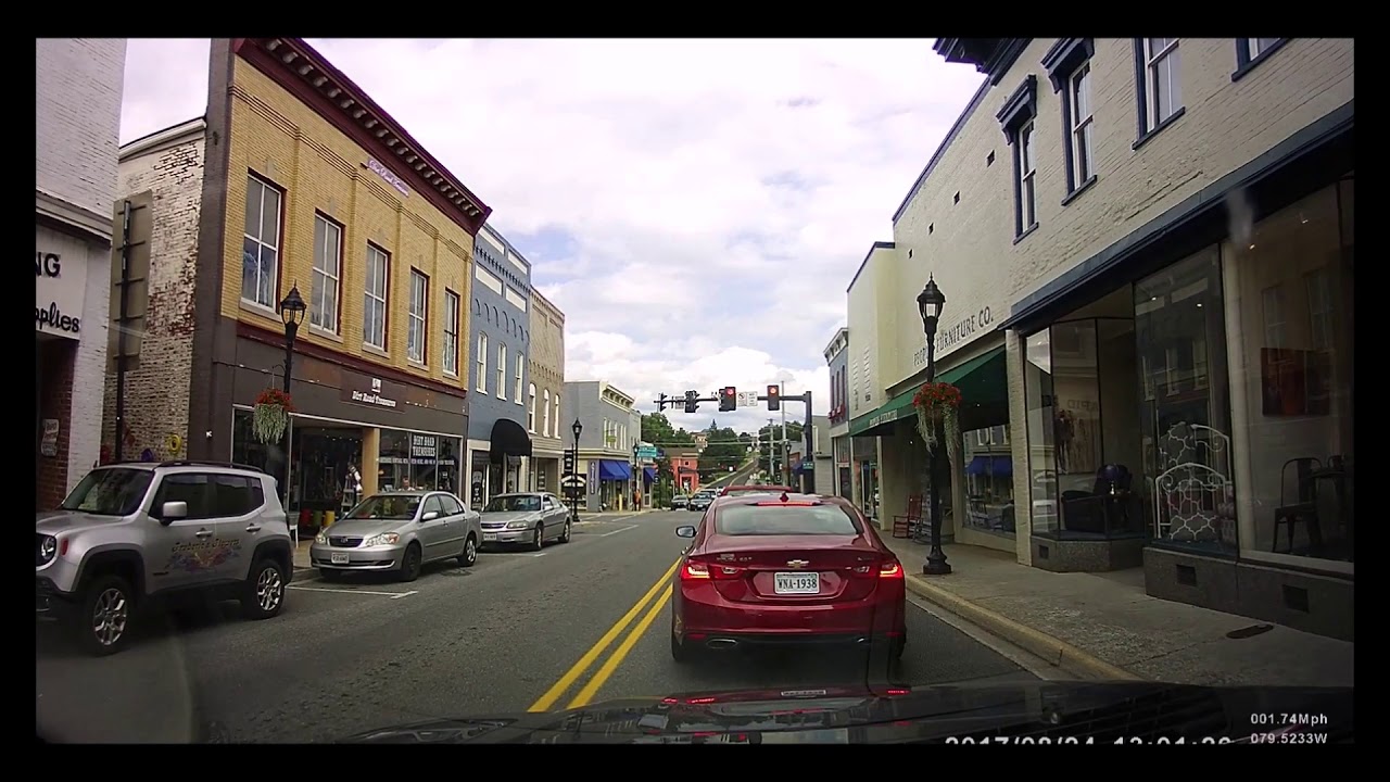 Trip Through Bedford, Virginia, 8/24/2017