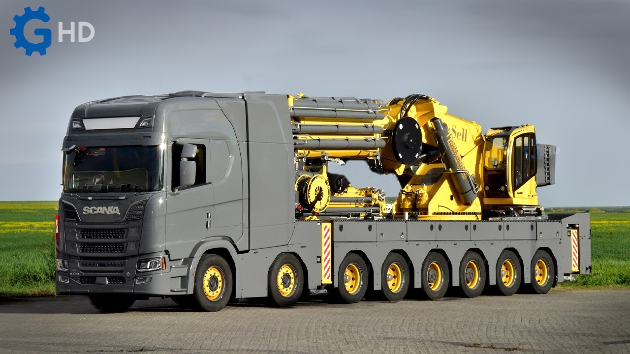 Самый БОЛЬШОЙ SCANIA, когда-либо СОЗДАННЫЙ ▶ Самые СОВРЕМЕННЫЕ грузовики с краном-манипулятором