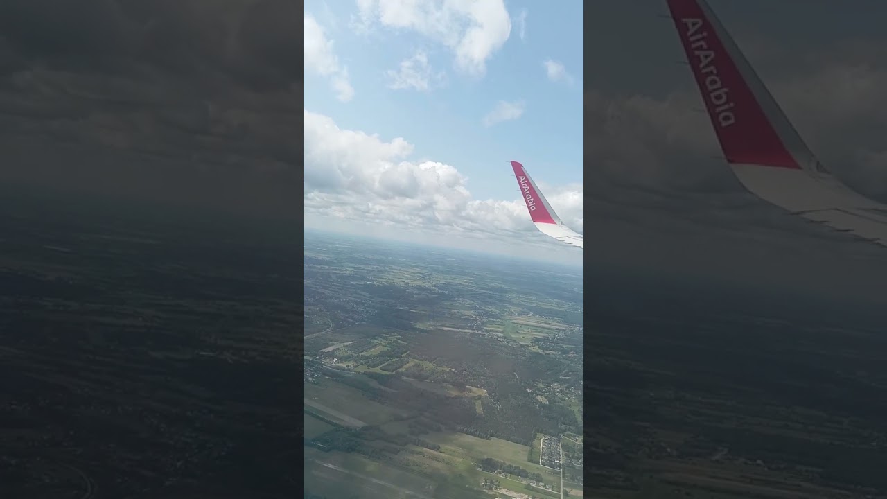 sky views on an aeroplane 