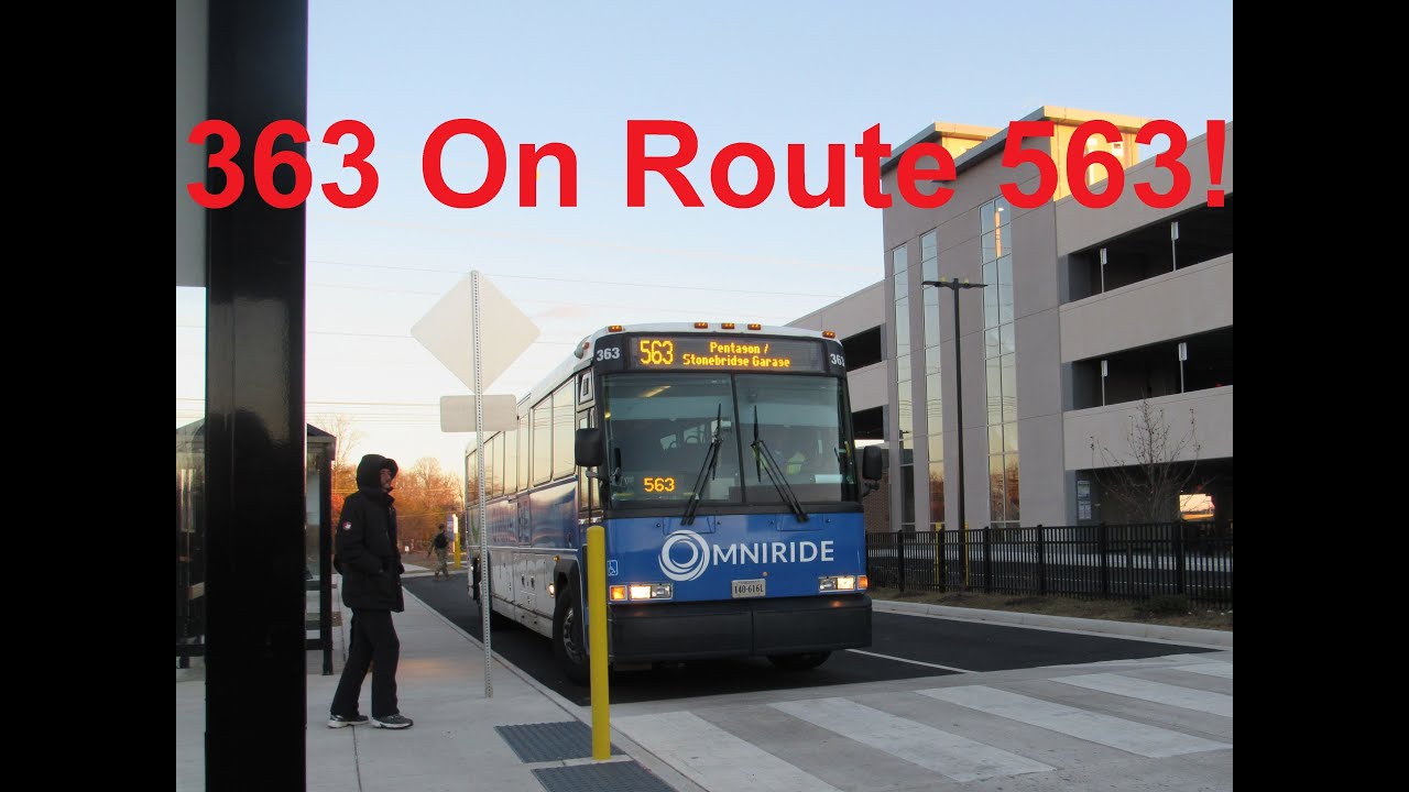 NeoplanDude | PRTC OmniRide 2008 MCI D4500CT #363 On Route 563, To Stonebridge Garage!