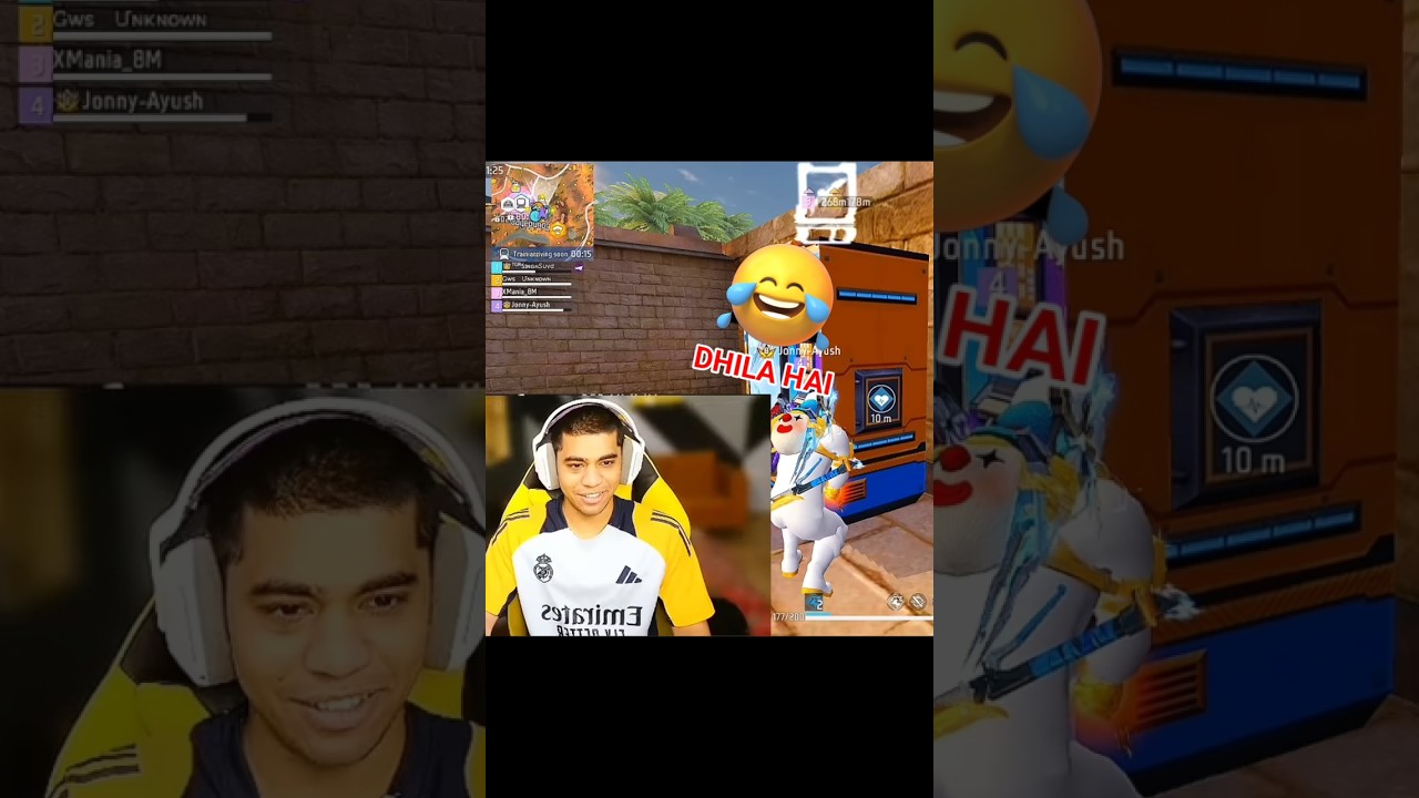 FREE FIRE UNEXPECTED GLITCHES AND YOUTUBER COMEDY 🤣 #shorts #freefire