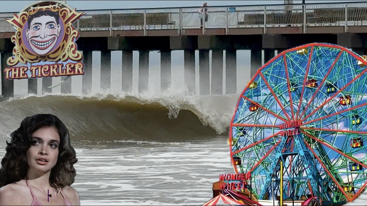 Surfing the Coney Island Pier in NYC! Brooklyn's Best Boardwalk Wave...