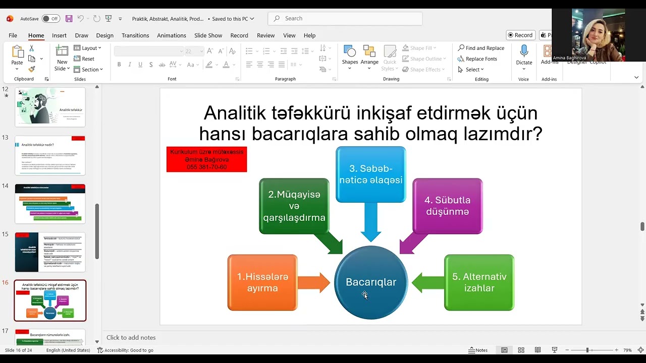Analitik və Produktiv təfəkkür