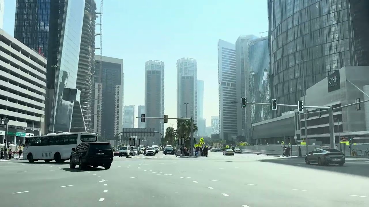 Gold & Diamond Park to Downtown Dubai 🇦🇪 | 4K City Drive | 60FPS 28 February 2026