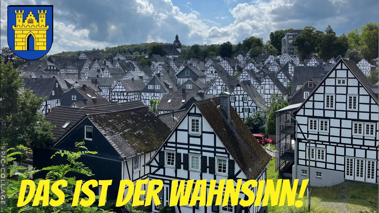 Fachwerk Altstadt von INTERNATIONALER Bedeutung: Das ist Freudenberg 🇩🇪
