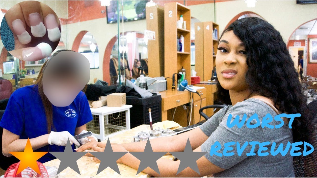 GOING TO THE WORST REVIEWED NAIL SALON IN MY CITY! (WTF) *ONE STAR*