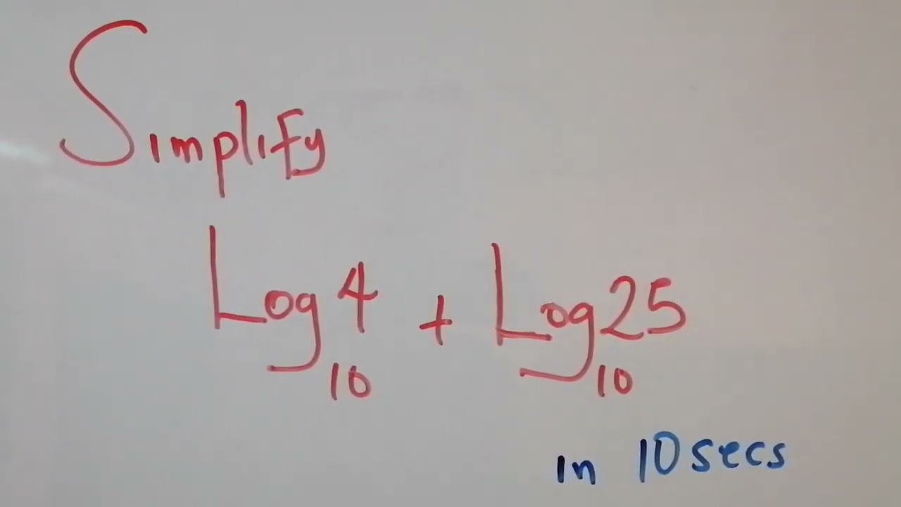 10 secs to simplify 