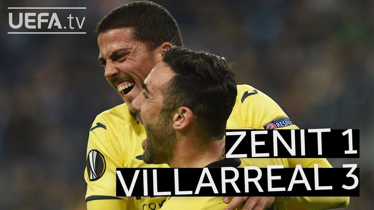 ZENIT 1-3 VILLARREAL #UEL HIGHLIGHTS