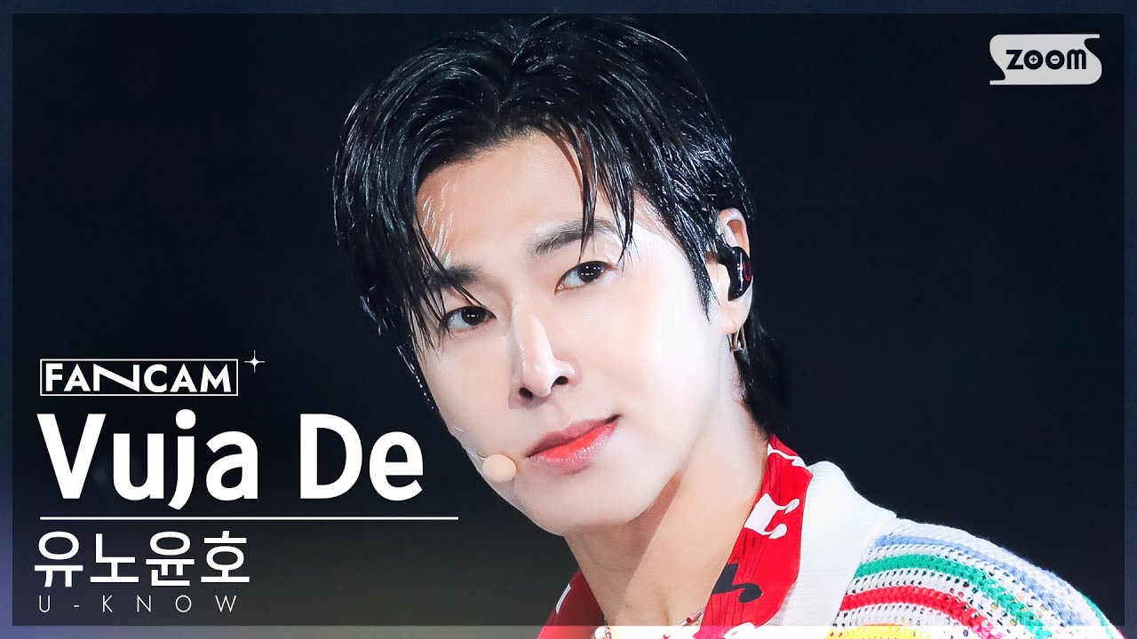[안방1열 직캠4K] 유노윤호 'Vuja De' (U-KNOW FanCam) @SBS Inkigayo 230827