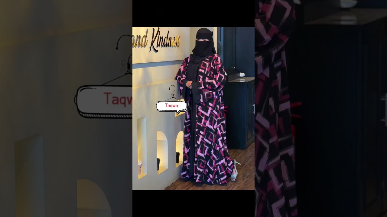 Digital Print Dubel Cuti Abaya