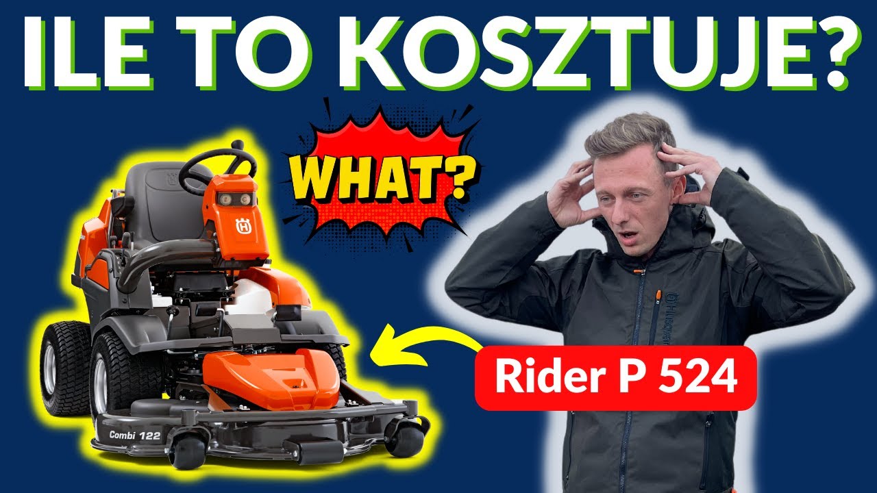 Rider P524 Husqvarna - Profesjonalna maszyna do zadań specjalnych