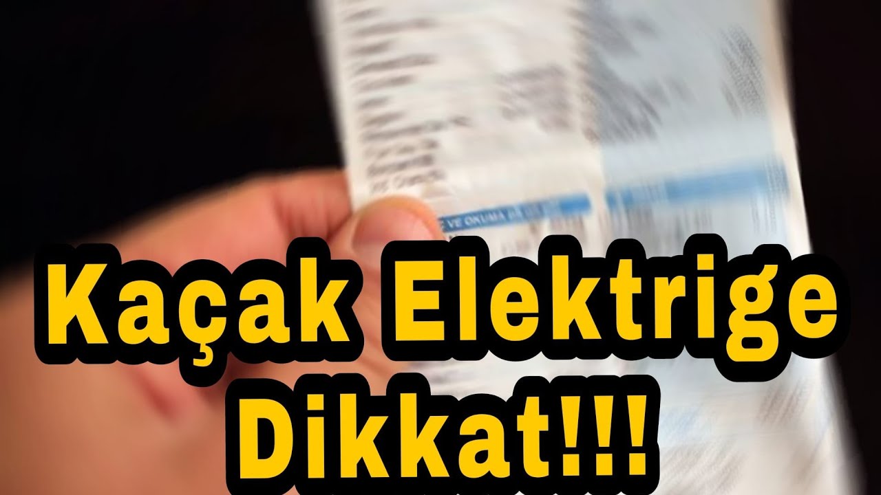 Kaçak elektrik faturayı artırır mı?