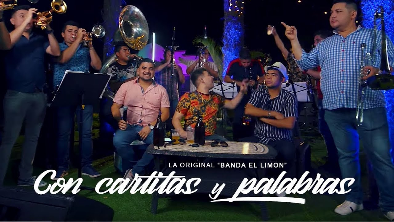 02. Con Cartitas y Palabras - La Original Banda El Limón (Live Session)